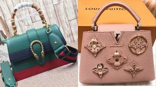 Los Bolsos Más Bonitos 😍 Tendencias moda 2019  unboxing de bolsas y carteras firmas Chanel Gucci [upl. by Hogarth]