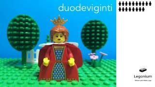 Latin Numbers 1 to 100 lego audio disco [upl. by Alford]