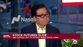 The market selloff will end up looking like a growth scare says Fundstrats Tom Lee [upl. by Ailis482]