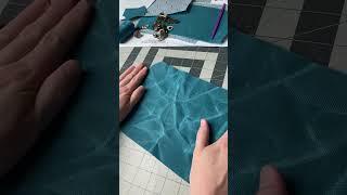 How to use waxed canvas in bag making sewingtipsandtricks bagmaking sewingproject [upl. by Eenej]