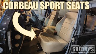 Corbeau Sport Seats Installed in the TJ [upl. by Suicul189]