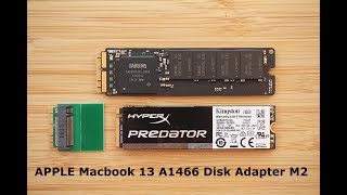 Macbook Air 13 A1466 SSD M2 Adapter [upl. by Cristen54]