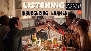 LUISTEREN A2B1 OEFENING VOOR INBURGERING EXAMEN  THEMA CONCERT  AAN TAFEL  LUNCHEN  VOETBAL [upl. by Htaeh]