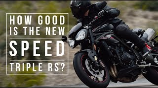 Triumph Speed Triple RS 2018 Review  BikeSocial [upl. by Elin]