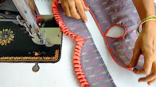 Simple Sleeve design cutting and stitching [upl. by Niven]