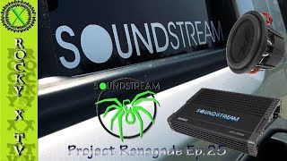 Soundstream Sub amp Amp Install T5 amp 2500W Amp Project Renegade Ep25 [upl. by Lefton]