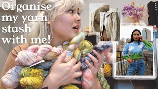 Organising my yarnstash  send help please [upl. by Mccoy]