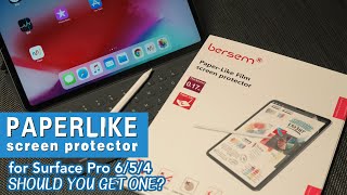 Installation Video of BERSEM Paperfeel Screen Protector [upl. by Dolloff]