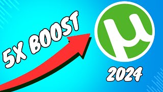 How to Increase uTorrent Download Speed 2024 Best Settings [upl. by Hainahpez]