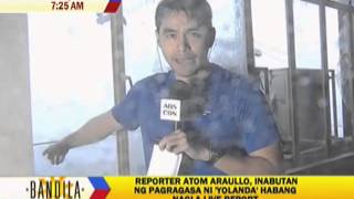 ABSCBN News team survives super typhoon [upl. by Svend]