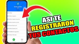 Get Contact Con esta App Puedes VER como Te tienen Registrado tus Contactos [upl. by Kore]