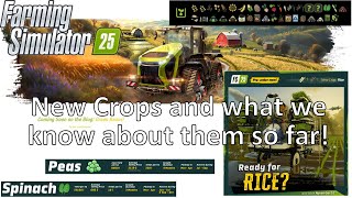 Farming Simulator 25 four new crops announced fs25 [upl. by As410]