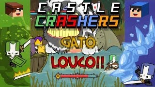 Castle Crashers Gato Louco  Parte 3 [upl. by Kcirdaed458]