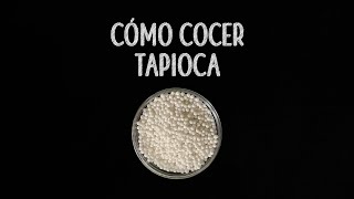 CÓMO COCER TAPIOCA [upl. by Gurango]