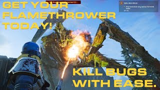 FLAMETHROWER BUFF ROCKS  Helldivers 2 [upl. by Zobkiw]