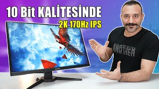 Oyuncu ve Tasarımcılar İçin Biçilmiş Kaftan 2K 170Hz ViewSonic VX2780J [upl. by Einnok]