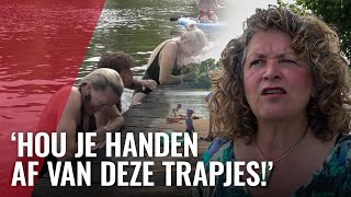 Zwemmen in Sloterplas lastiger door verdwijnen trapjes [upl. by Perrie]