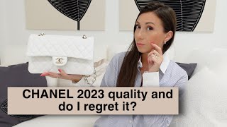 CHANEL CLASSIC BAG 23  QUALITY  Price Increase  Do I regret it [upl. by Hotchkiss283]