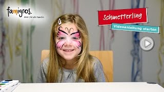 Famigros Kinderschminken Fasnacht  Schmetterling [upl. by Molly204]