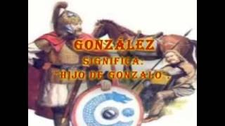 González Origen de los apellidos [upl. by Parsifal]