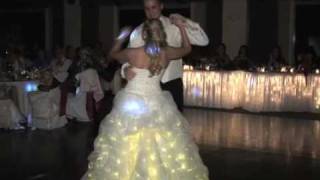 BRIDES SURPRISE LIGHT UP WEDDING DRESS [upl. by Cavil738]