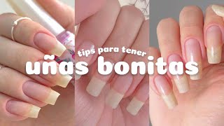 20 TIPS PARA TENER UÑAS LARGAS FUERTES Y BONITAS 💅🏻💓  softly [upl. by Martel966]