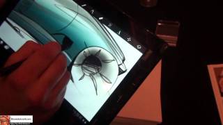 Autodesk Sketchbook Pro App for Android [upl. by Oiceladni676]