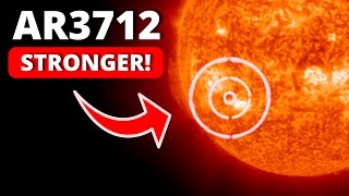 NEW SUNSPOT AR3712 EVOLVING FAST [upl. by Lyndon]