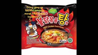 Mie Samyang merah bikin orang kepedesan short [upl. by Jump]