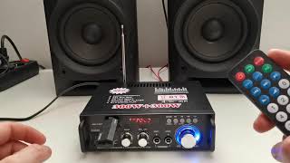 Home Theater Amplifier  Audio Receiver BT298A [upl. by Assadah650]