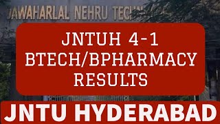 JNTUH 41 BTECHBPHARMACY RESULTSjntuh [upl. by Einnhoj]