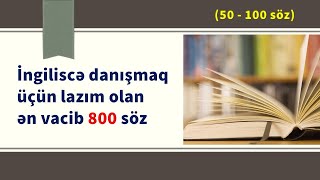 İngilis dili  Ən vacib 800 söz 2 [upl. by Nyliram]