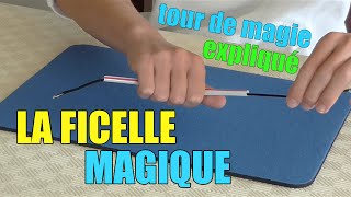 Tour de magie avec une ficelle [upl. by Aenitsirhc198]