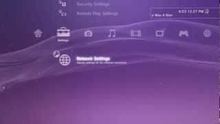 How to setup and connect the internet to your PS3 HD [upl. by Ayerim773]