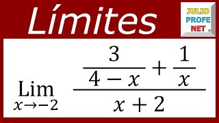 LÍMITES ALGEBRAICOS  Ejercicio 2 [upl. by Renaud]