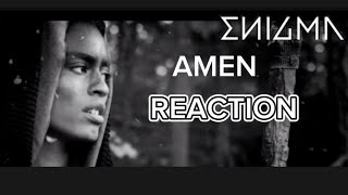 Enigma  Amen Official Video REACTION enigma enigmaamen singer music [upl. by Sheba170]