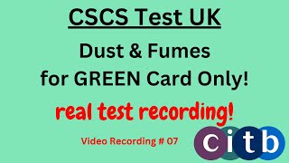 CSCS Card UK  CSCS Test 2024  CSCS Test for Green Card  cscscard uk  12 safetysigns [upl. by Anitsuga537]