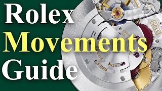 Rolex Movements  A basic knowledge course for your horology education  3135 4030 3255 9001 [upl. by Asiuol526]