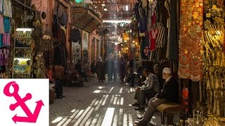 Visit the Souks in Marrakech Morocco [upl. by Suhsoj]