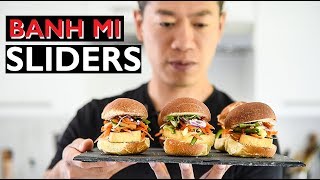 Banh Mi Sliders  Vegan Vietnamese Sandwich Recipe ɓǎjŋ̟ mî [upl. by Sussman237]