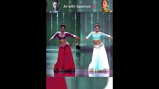 Insane dance by AI and Saumya😍ai bollywood [upl. by Ysle]