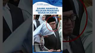 Detikdetik Dahnil Anzar Nangis Disalami Prabowo seusai Dilantik Presiden Langsung Tepuk Pundak [upl. by Eelrebma980]