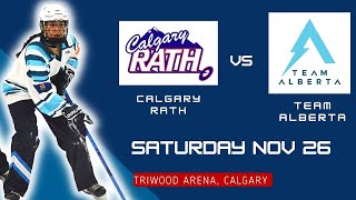 Ringette Game Team Alberta vs Calgary Rath [upl. by Luo]