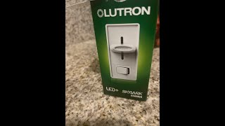 Lutron Light Dimmer Switch Installation [upl. by Llehctim221]