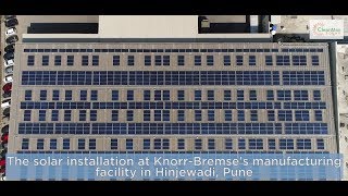 CleanMax Solar helps Knorr Bremse Pune become sustainable [upl. by Yortal745]