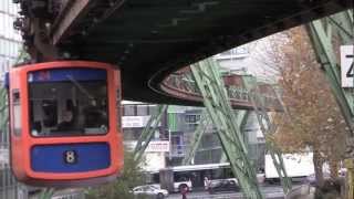 Wuppertal Schwebebahn Germany  21st November 2012 [upl. by Akissej664]