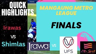 Quick Highlights Finals Shimlas vs Irawas [upl. by Ebbie]