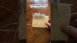 How to store mackerel feathers and other multi hook rigs  traces safely and tangle free [upl. by Taima103]