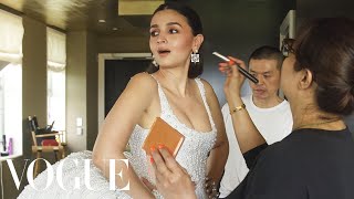 Inside Alia Bhatts First Met Gala  Vogue [upl. by Ennayhs687]