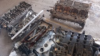 engine overhauling full process car mechanic Vai automobile engineers [upl. by Leakcim]